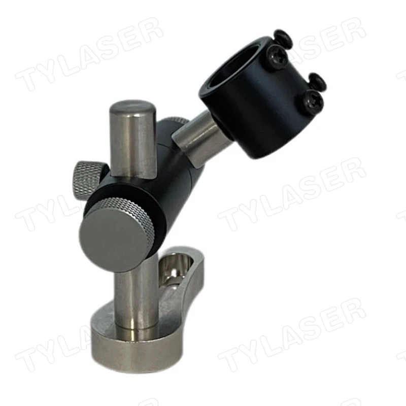 3-axis laser aligner braçadeira ajustável alto e baixo suporte óptico 360 graus para laser-ponteiro módulo suporte de montagem braçadeira