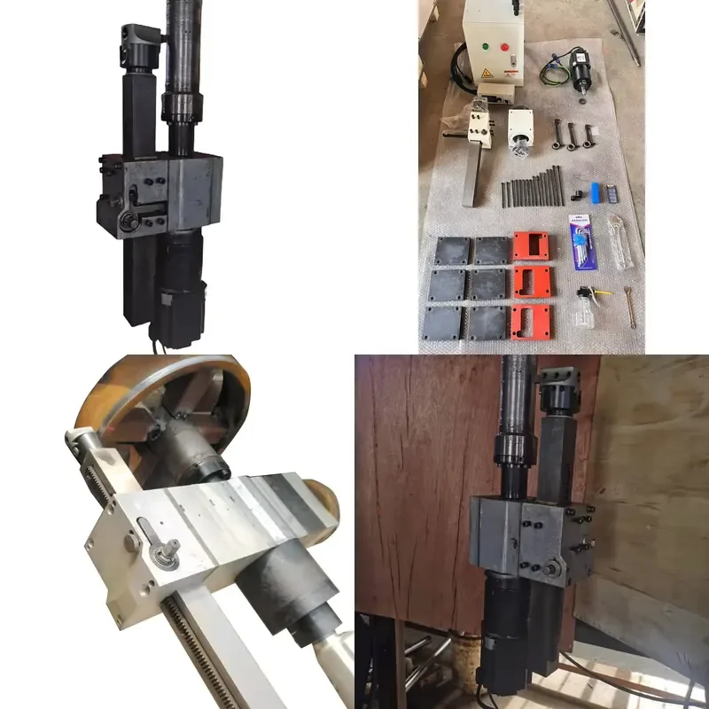 HCY Xinxiang Xinda Factory Direct Sales XDZ300 Portable Shaft Diameter Lathe