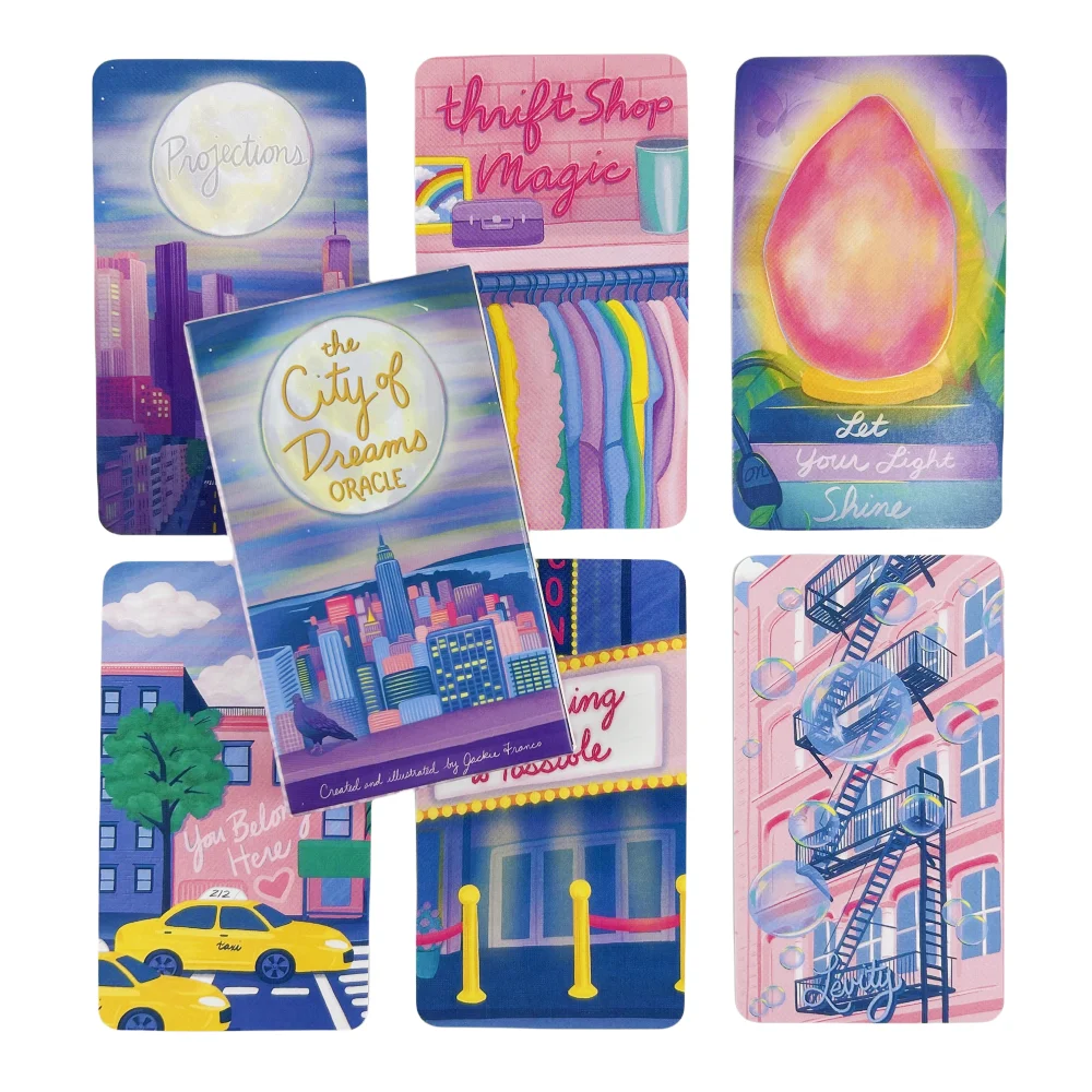 The City Of Dreams Oracle Cards A 35pcs Board Game Cards For Party