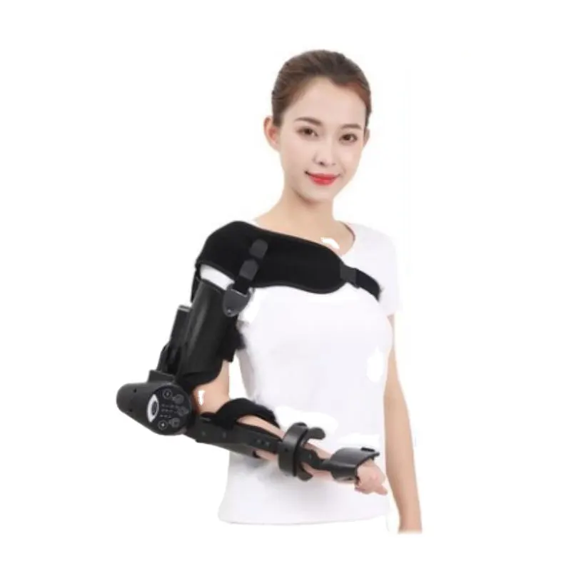 Stroke Hemiplegia Electric Adjustable Upper Limb Elbow Orthosis Passive Trainer Medical Treatment