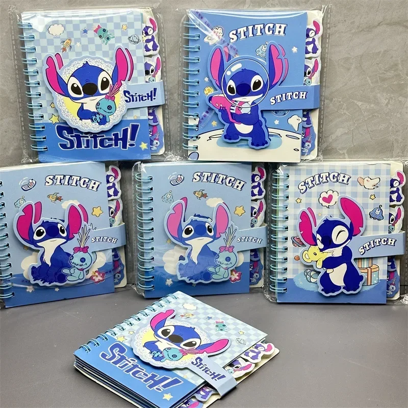 Quaderno Kawaii Lilo & Stitch, Carino Diario Anime Cartoon, Articoli Scolastici Portatili, Forniture per Ufficio alla Moda, Libro a Spirale, Regalo per Bambini