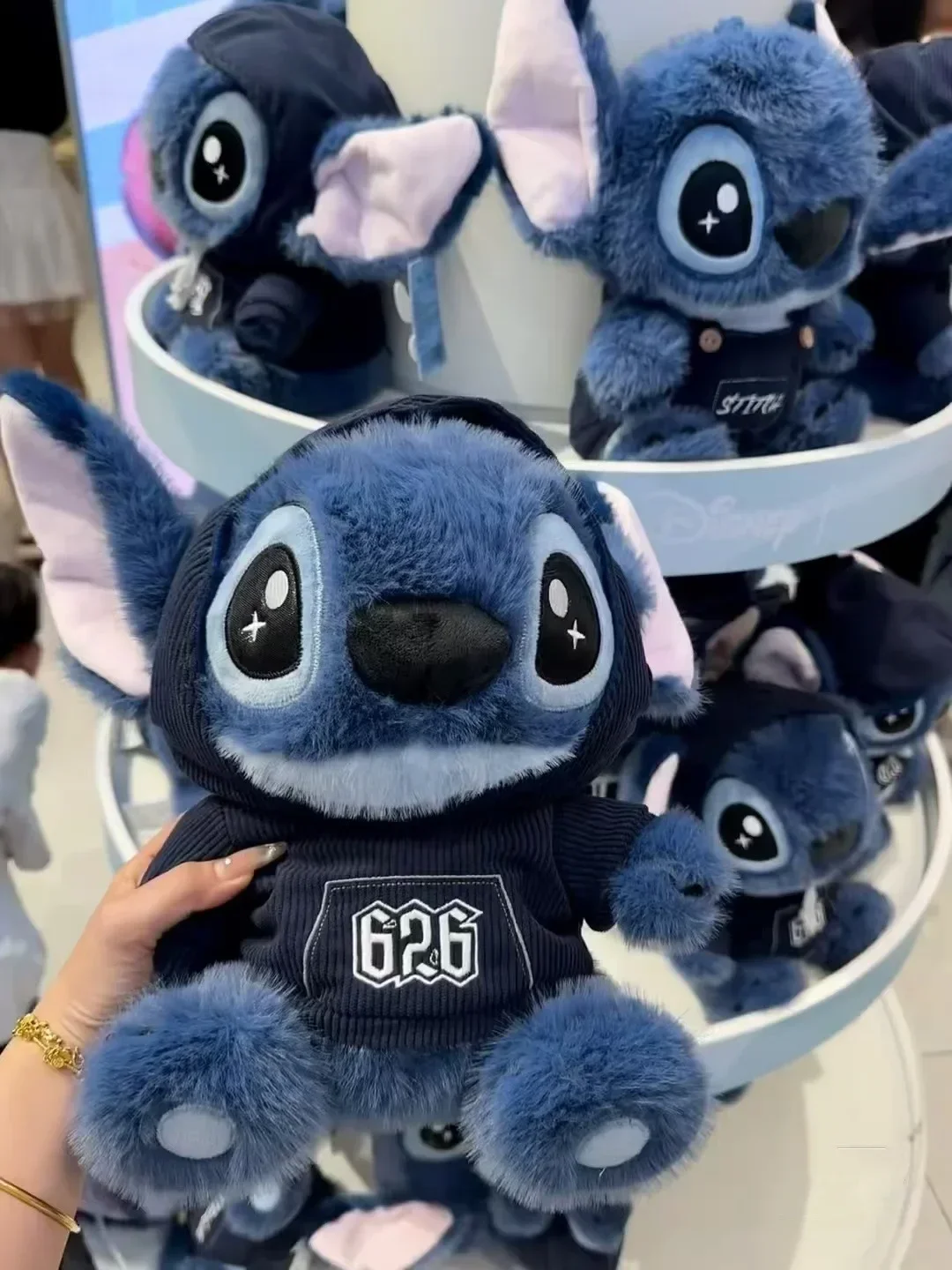 غرزة دمية قطيفة لطيف أنيمي دمية محشوة مع وزرة ارتداء قبعة هدية عيد ميلاد للبنين بنات اكسسوارات غرفة المنزل الديكور