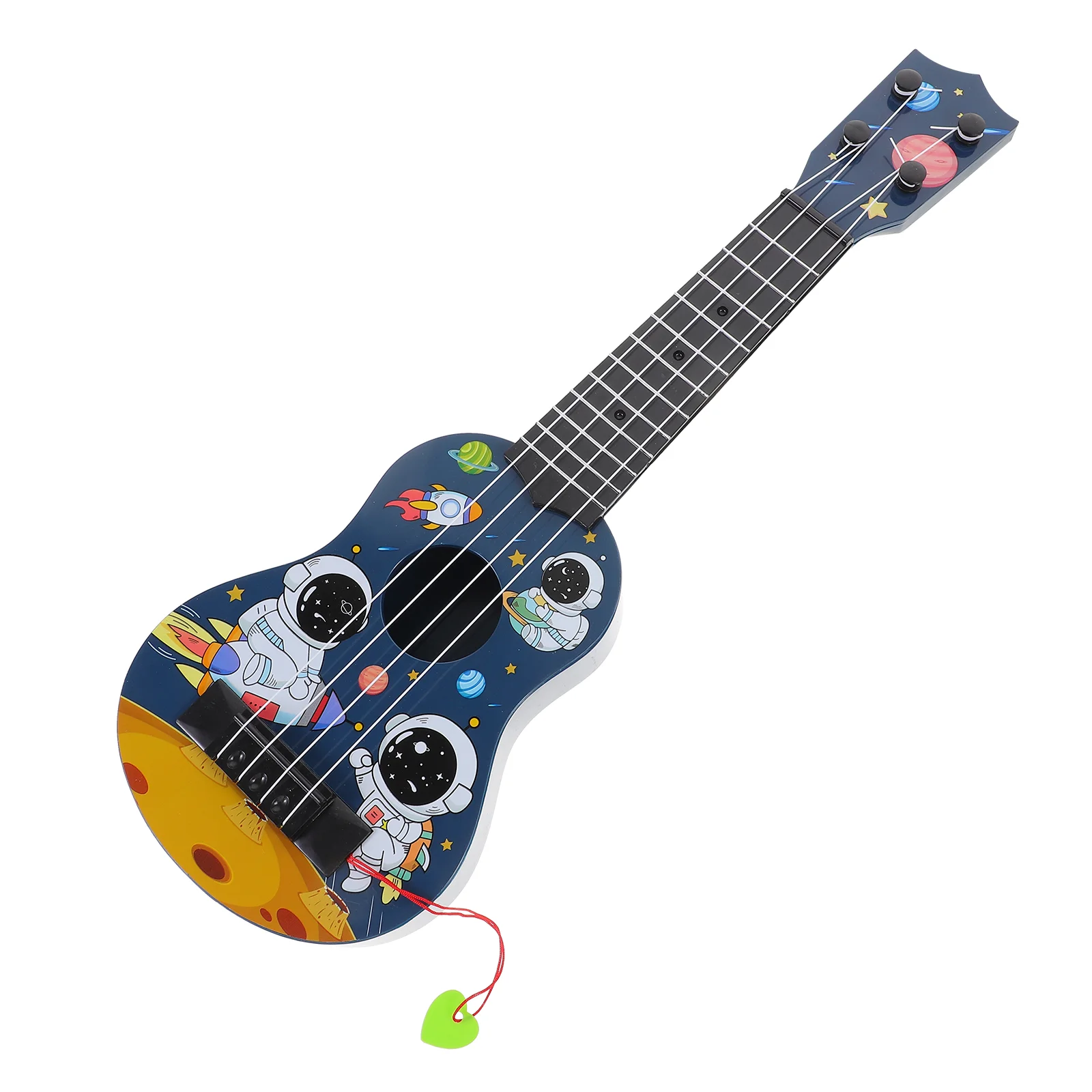 Chinese Style Small Guitar Acoustic Toy Miniature Ukulele for Kids Early Education Children Musical Learning Toddler