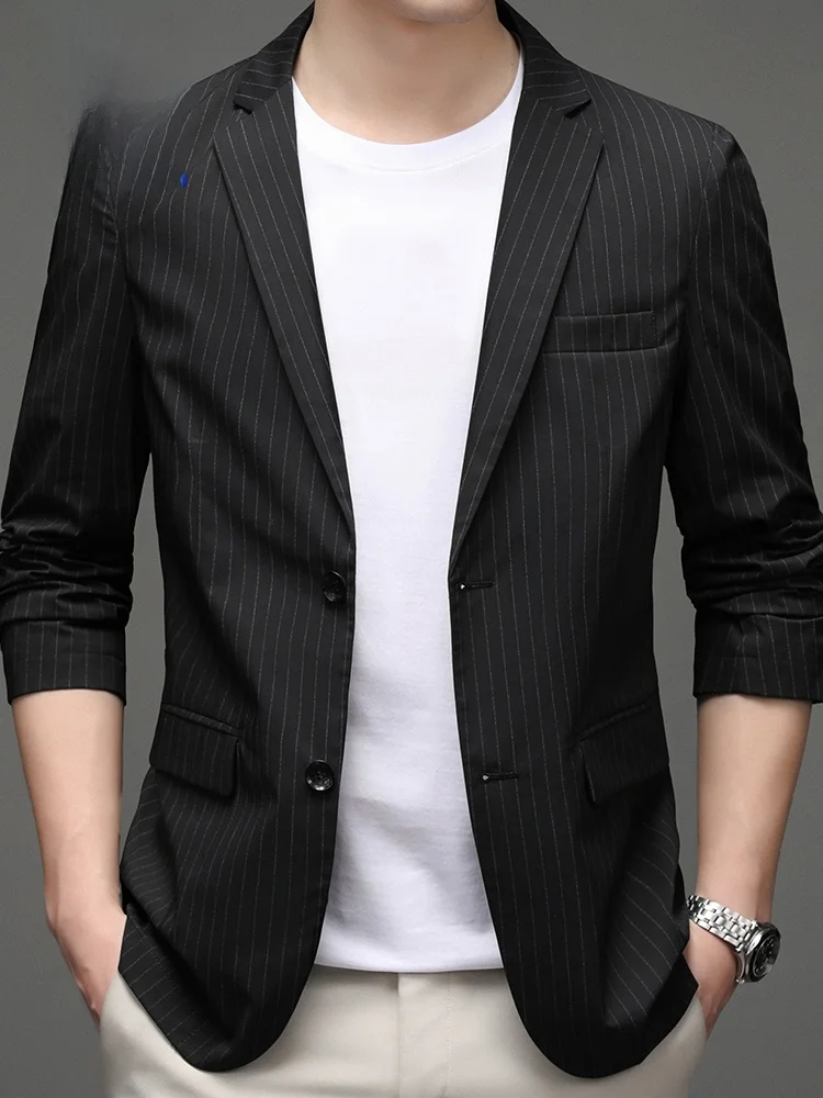 

Lormen 2024, новый мужской повседневный модный костюм Jaet, элитная хлопковая смесь, подставка, подходит для бизнеса, повседневная осенняя одежда