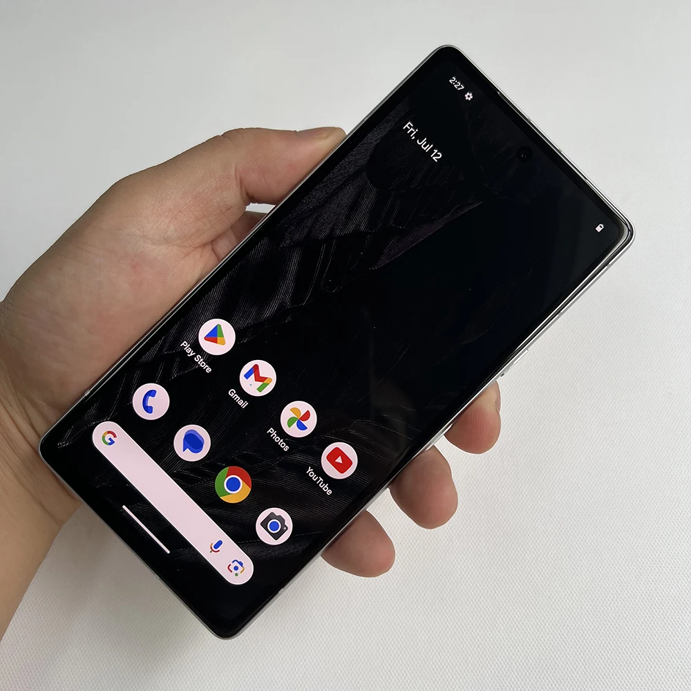 هاتف جوجل بيكسل 7A 5G الأصلي 8GB RAM 128GB ROM 90 هرتز OLED 6.1 "NFC 64MP + 13MP Tensor G2 ثماني النواة أندرويد هاتف ذكي