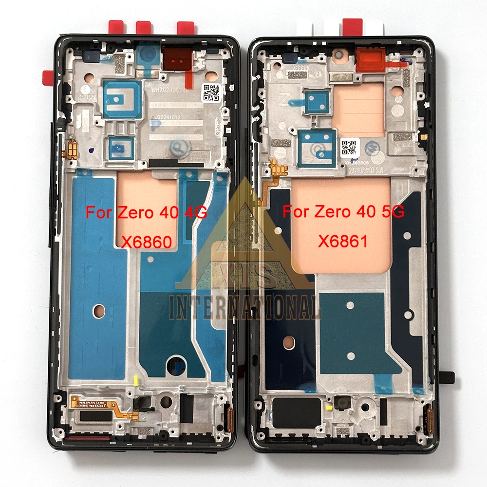 6.78\'\' Original For Infinix Zero 30 4G LCD X6731B/5G  X6731 LCD Screen Touch Panel For Infinix Zero 40 4G X6860 5G X6861 Frame