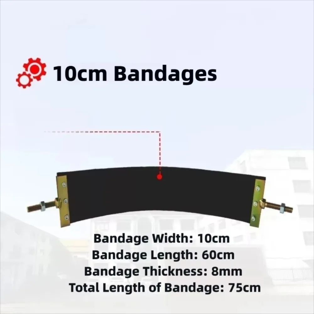 Forklift Drum Clamp Accessories Special Strap Thickened Rubber Pad Eagle Beak Clamp Anti Collision Rubber Skin