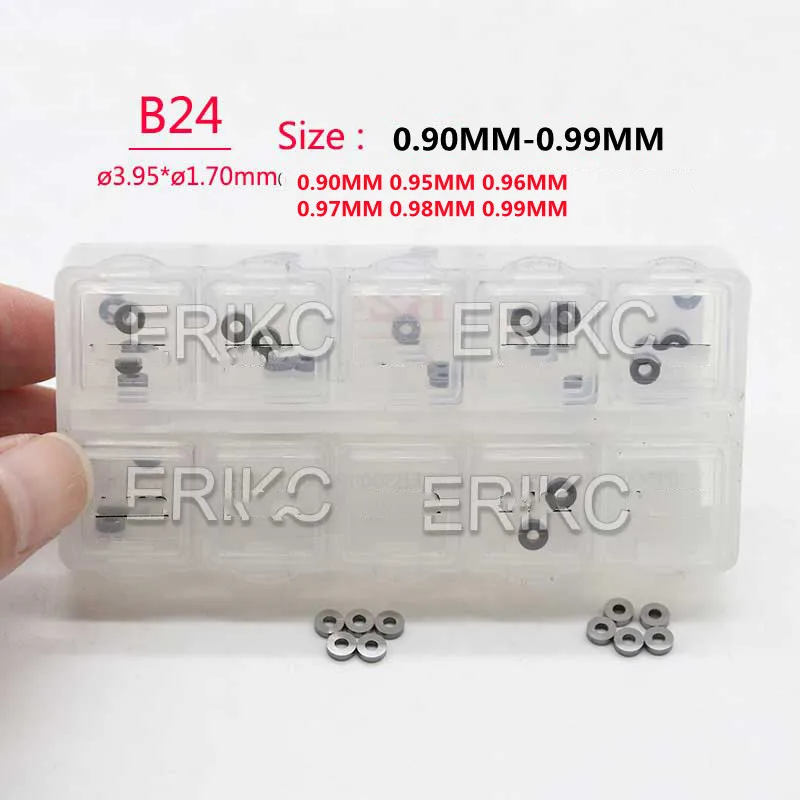 

ERIKC B24 180 PCS Gaskets 0.90MM-0.99MM Diesel Copper Gasket Washers Thickness 0.95MM 0.96MM 0.97MM 0.98MM