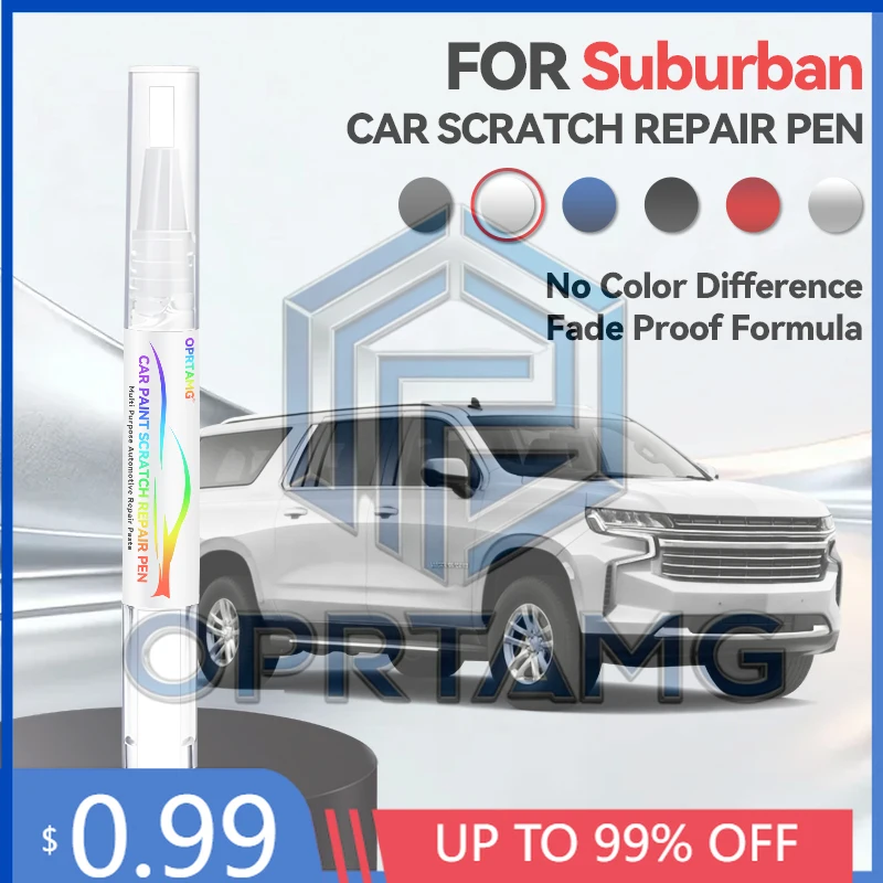 

2026 Hot Paint Repair Pen Touch Up Scratch Remover DIY Auto Accessories Black White Blue For Chevrolet Suburban 1995-2025 GMT G