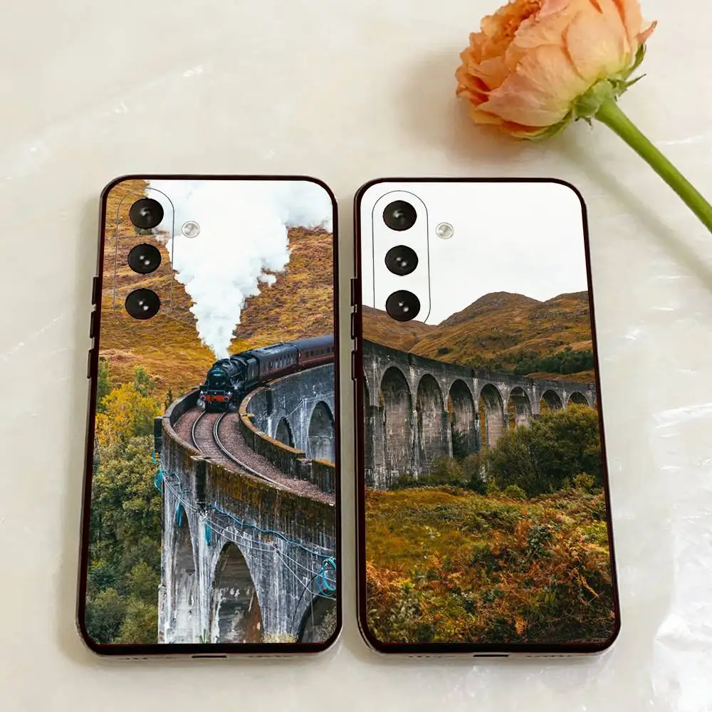 

Scottish Highlands Phone Case for Samsung Galaxy A73 72 71 70 A53 52 41 40 A32 31 30 Note20 Note10 Note9