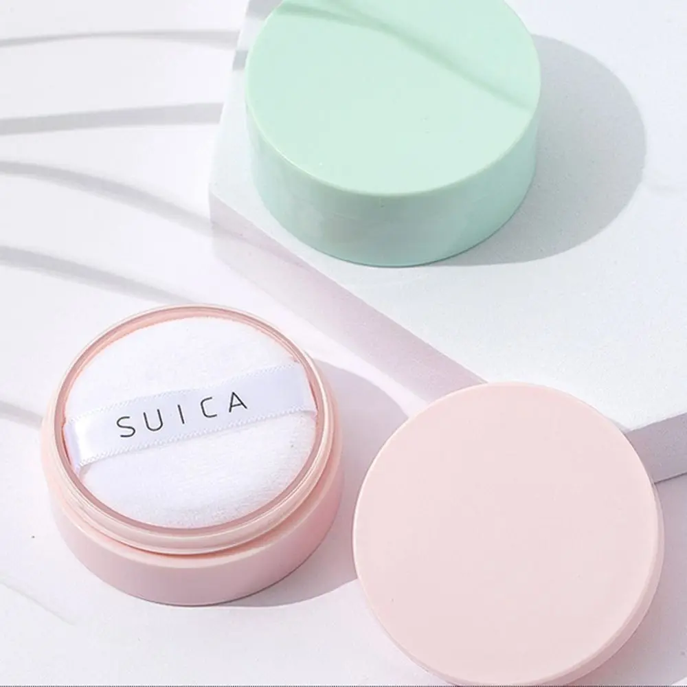 5g Macaron Empty Loose Powder Jars with Sifter Mini Dispersion Powder Box White Cap Puff Powder Subpackage Cosmetics Container