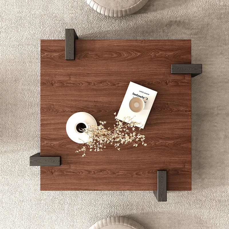 Rechteckiger Couchtisch aus Holz für Esszimmer, gelegentlicher nordischer Couchtisch, luxuriöse abstrakte Mitte, Mesinha Para Sala, moderne Möbel