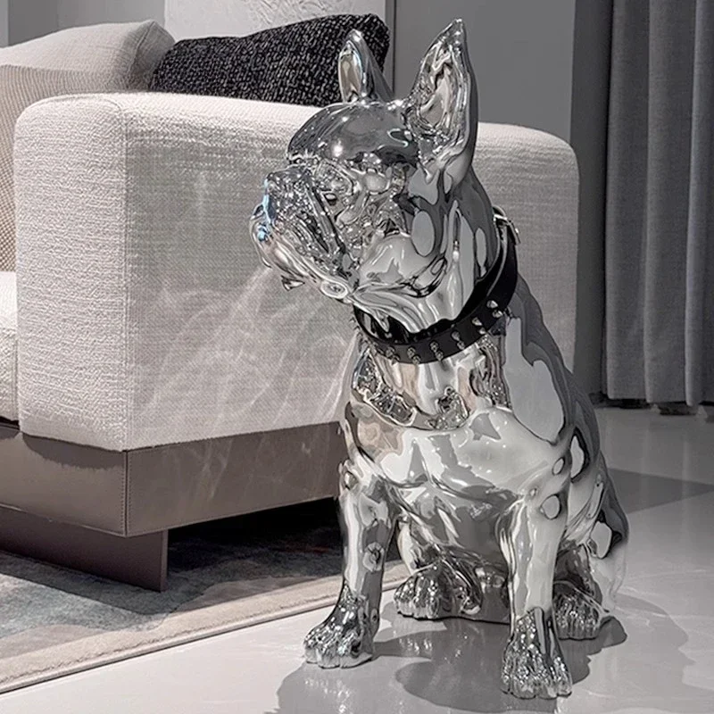 Dou electroplating dog ornament