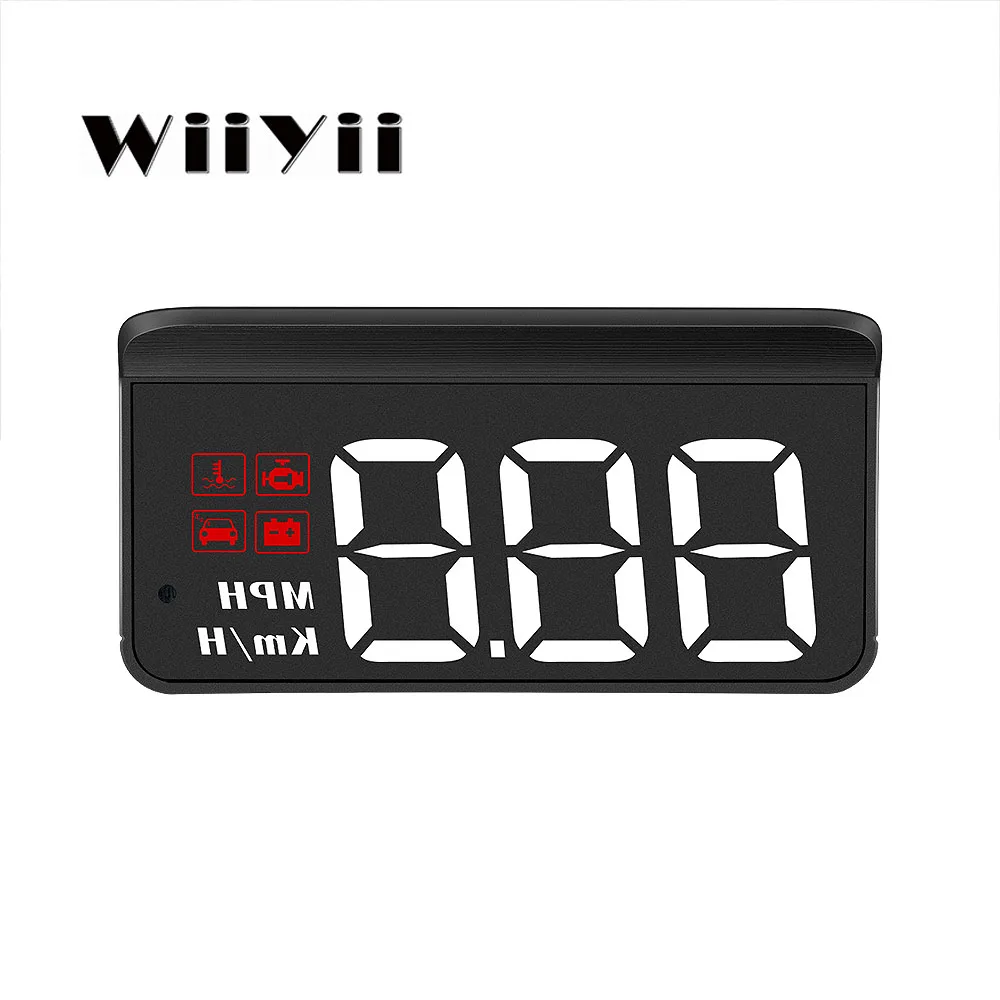 M3 OBD2 Car Head up Display Plug and Play Speedometer Display on Windshield Mirror CE Rohs FCC Certificate Auto Electronics