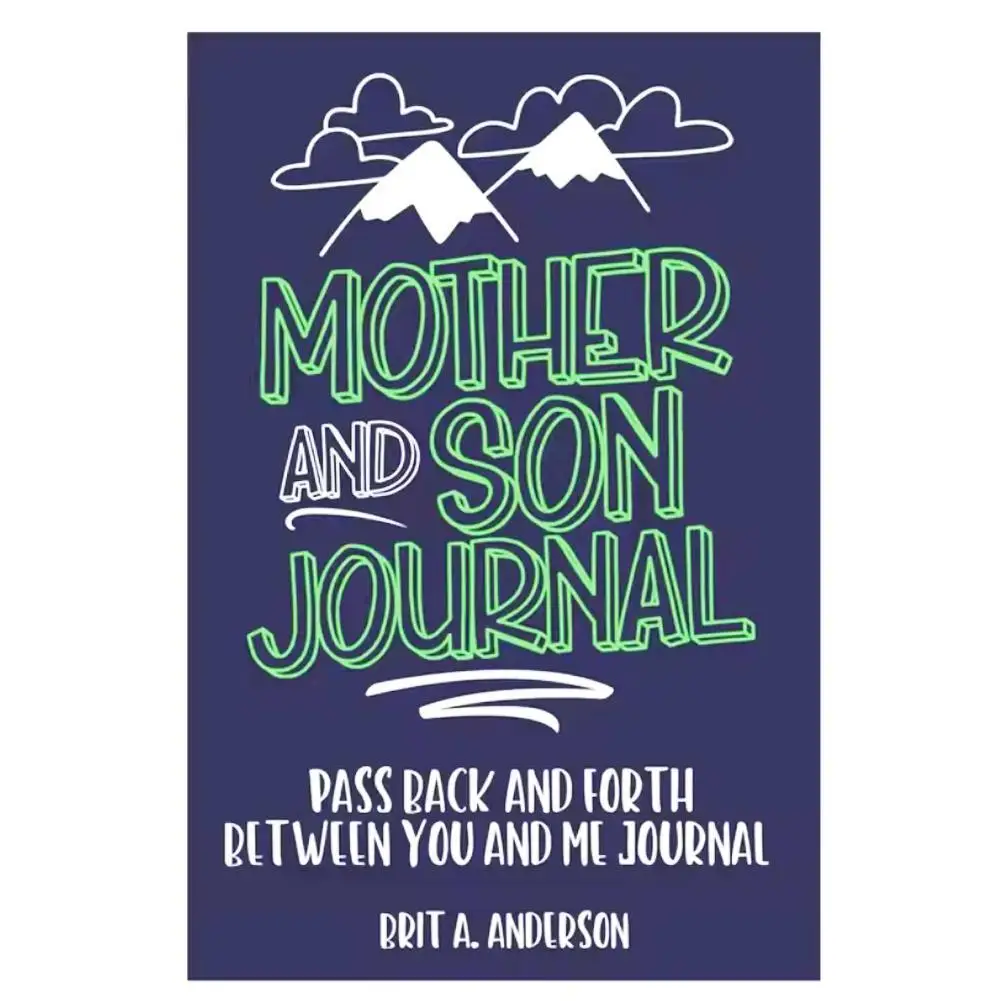 1Pc Unique Mother And Son Journal Cute Notebook Interactive Parent-Child Writing Diary For Bonding For Teenage Boy Birthday Gift