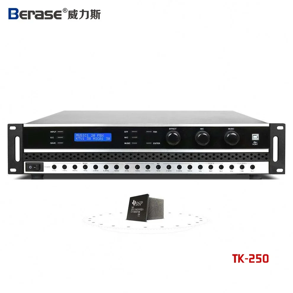 

Berase OEM 300w Audio Power Amplifier Blue-teath Audio Digital 3 In 1 Power Amplifier