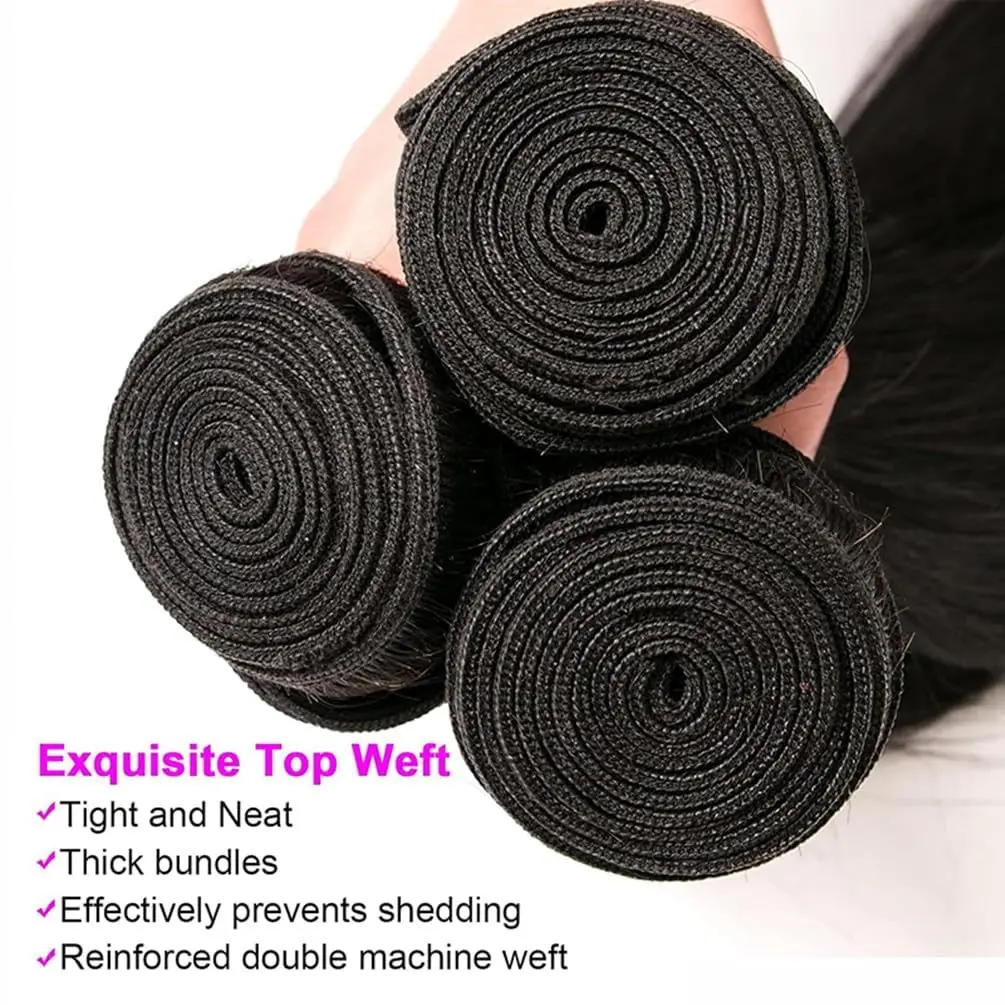 16Aルーズウェーブ人毛束4/5/6束100%人毛エクステナチュラルブラジリアンレミー生ルーズディープウェーブ束