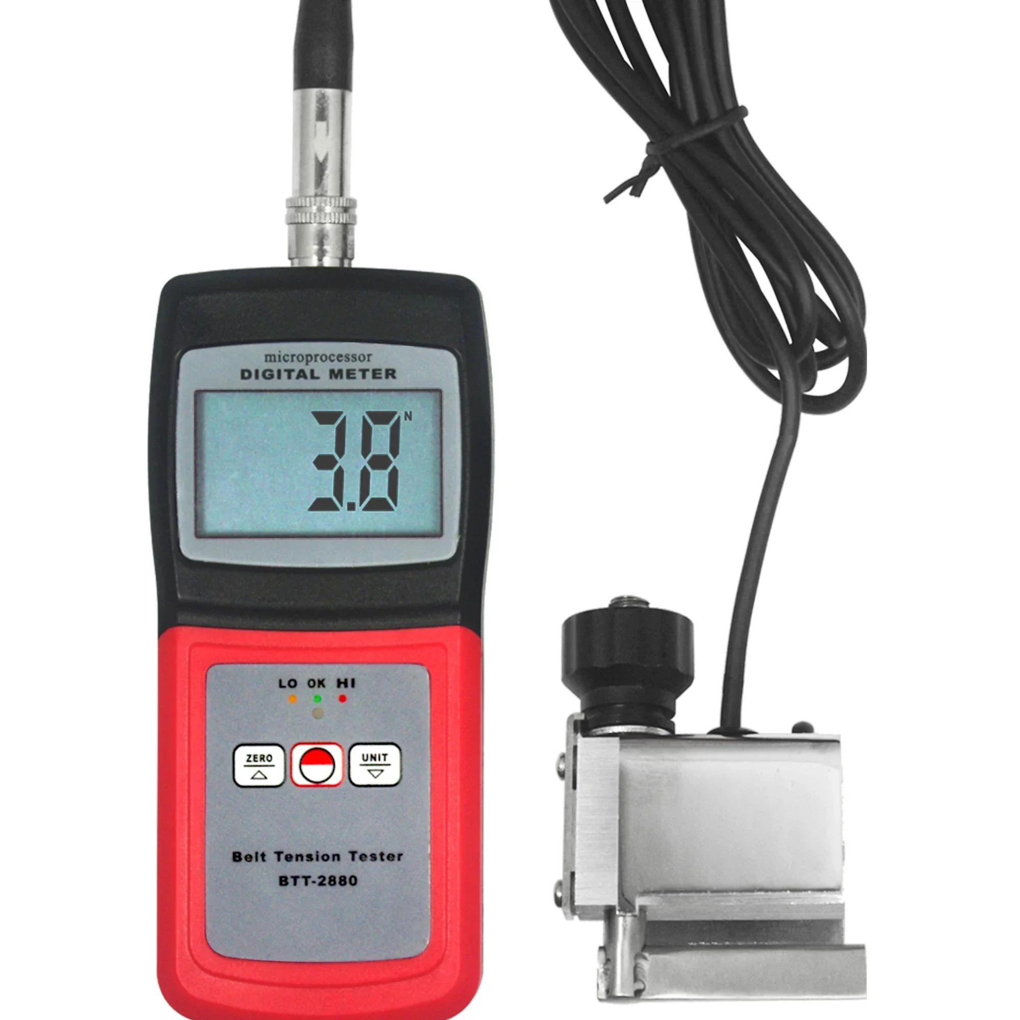 Digital Belt Tension Gauge BTT-2880 with optional cable and software for RS232&USB