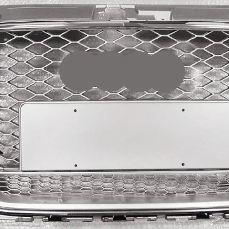 Body Parts Chrome Frame Front Grill For 2014-2016 Audi A3 8V Facelift Silver Honeycomb AUDI RS3 Radiator Grill