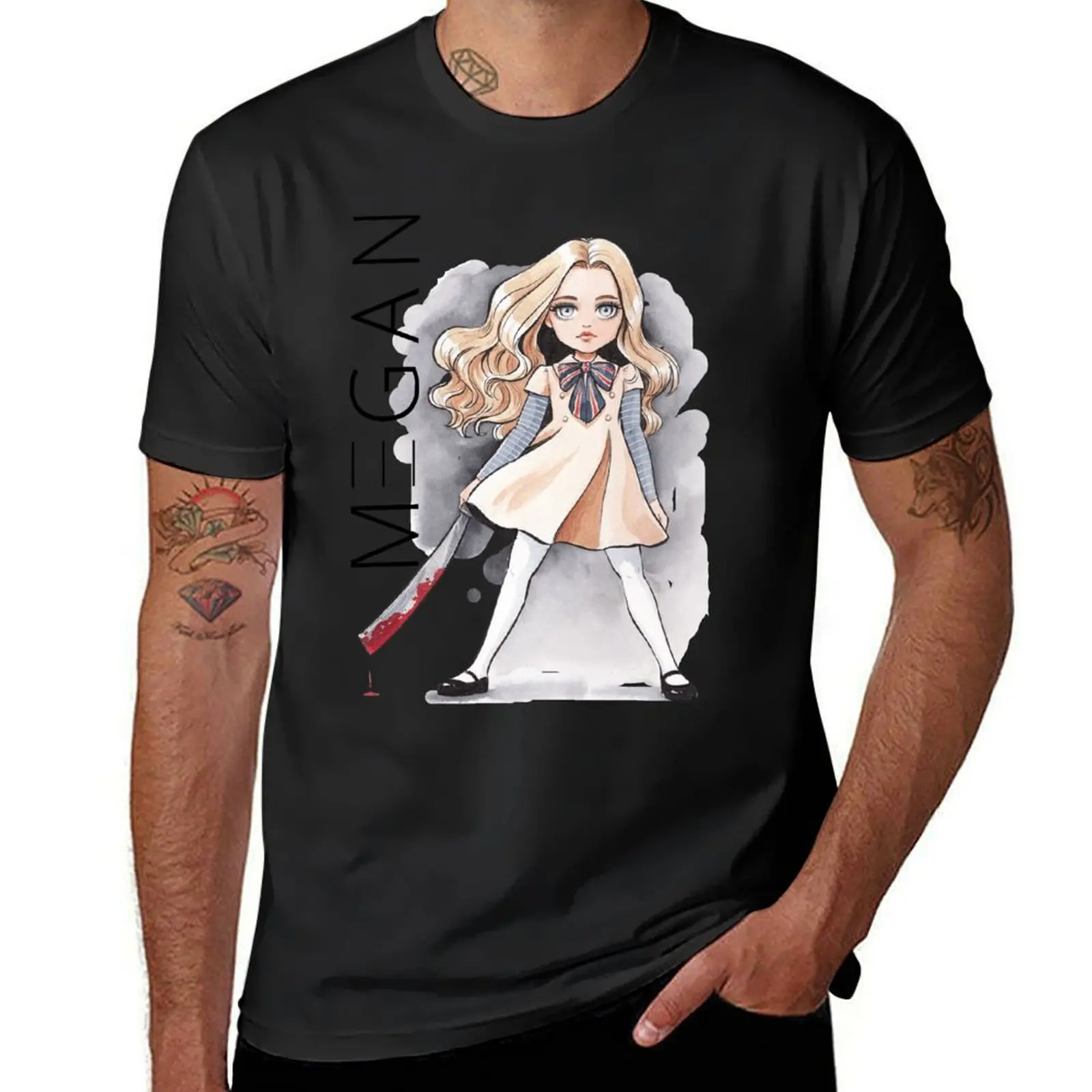 

M3gan T-Shirt oversizeds blacks oversized mens clothing