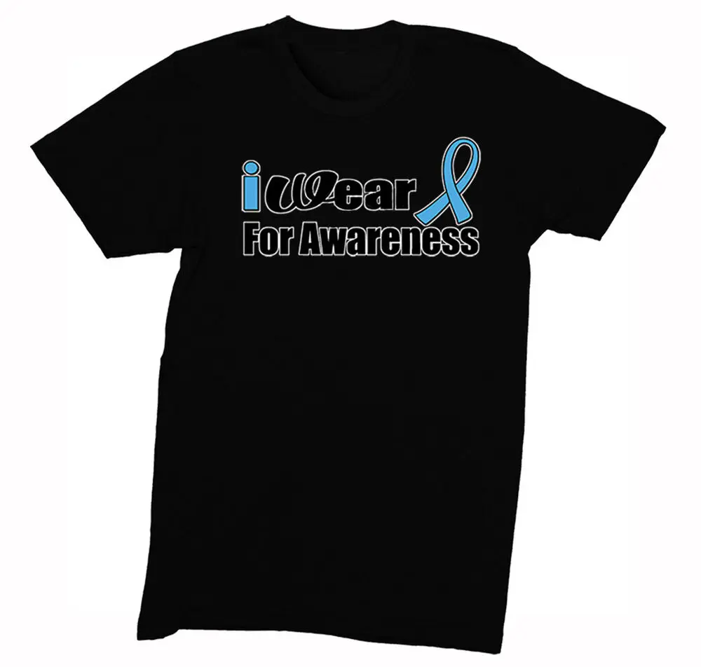 Mens I Wear Blue For Prostate Cancer Awareness Fight Love Cure Support T-Shirt Anime Graphic T-shirts For Men