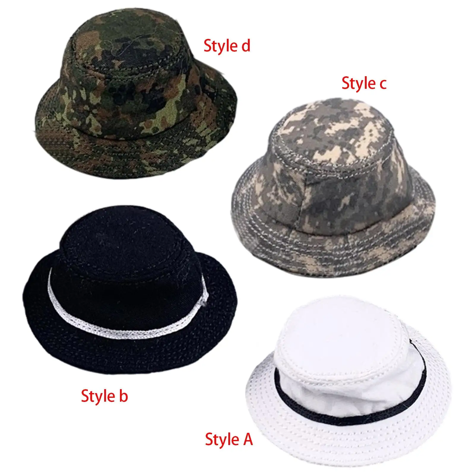 ตุ๊กตา1/6 Topi Bucket แฟชั่นจิ๋วสำหรับหุ่นทหาร12นิ้วแต่งตัว