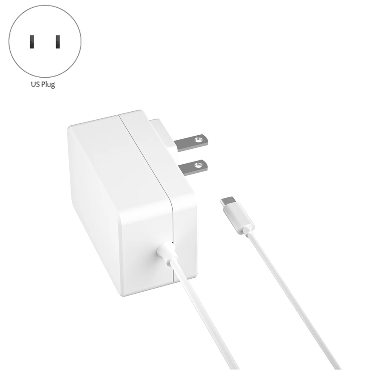 AT87-For Raspberry Pi 5 Generation Pi5 Fast Charger USB-C PD 5.1V5A Support Pd Standard Type C Interface Charger with US Plug