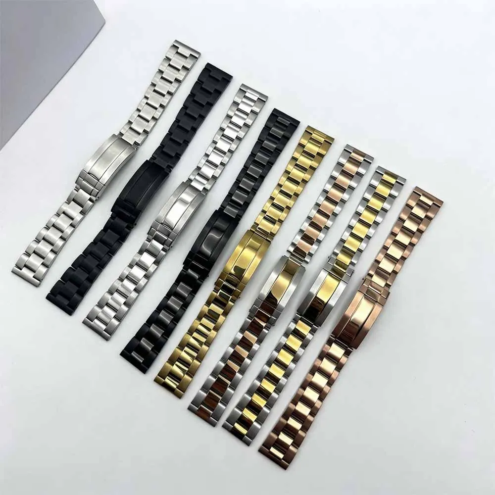 

Oyster Watch Band for SUBMARINER DAYTONA SUP GMT NH35 Stainless Steel Men Watch Bracelet Metal Strap 20 22mm Modified Accessorie