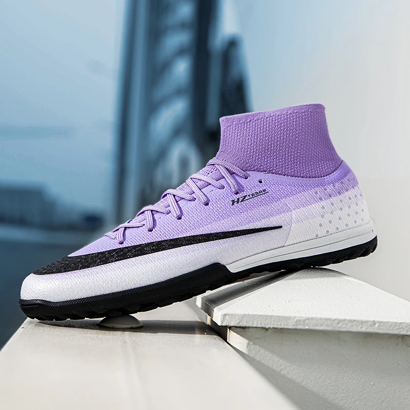 Soccer Cleats for Mens Womens Indoor Turf Soccer Shoes Youth TF Training Football Boots Unisex