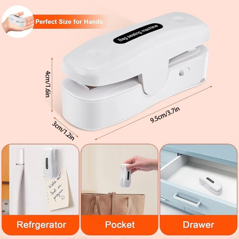 Máy Hàn Miệng Túi Nhỏ Cầm Tay Nhiệt Máy Hàn Miệng Túi Nhẹ Máy Hàn Miệng Túi Dropshipping