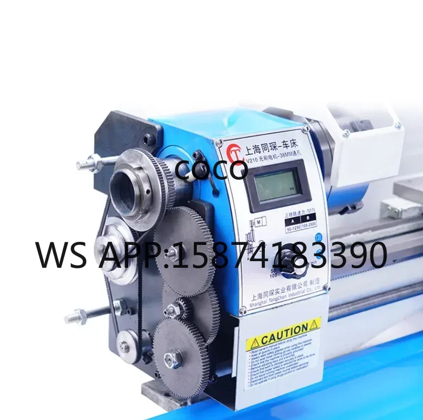 Mini TC210 Lathe for DIY & Hobby, Compact Small Metal Turning Lathe (German Standard)