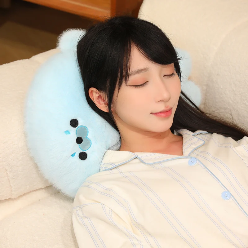 Kawaii Cotton Candy Chubby Seal Hand Warmer Plush