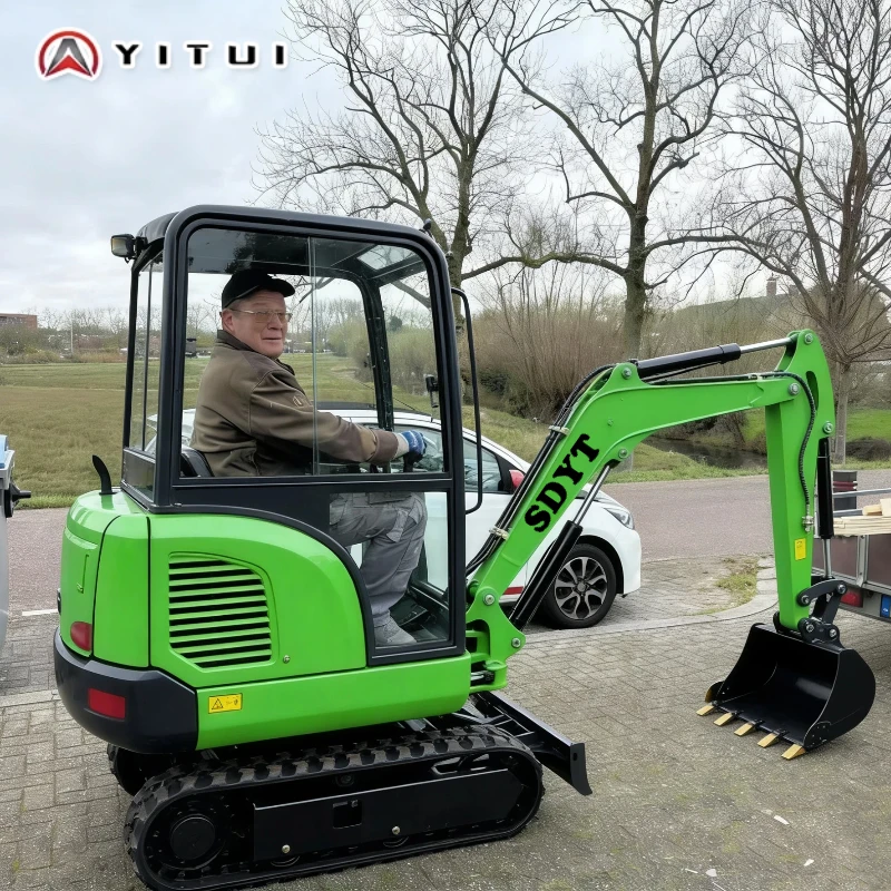 حفارة صغيرة 2.0 طن ضمان مخصص مبيعات المصنع مباشرة عمق الحفر العميق 3 أمتار 360 ° دوران عزل الشتاء #1