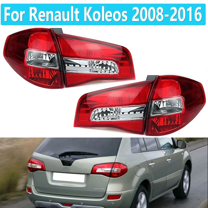 

Car Rear Tail Light Cover For Renault Koleos 2008-2014 Brake Light Parking Lamp Stop Light Without bulb 26555-JY00 26550-JY00