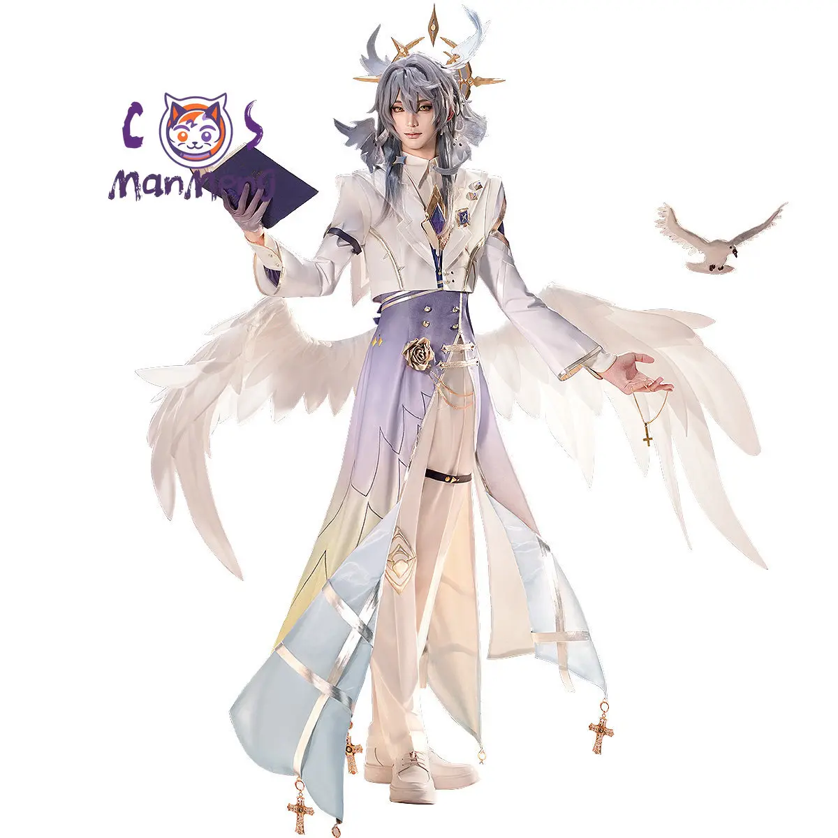 Game Honkai: Star Rail Sunday Doujin Cosplay Costume Men HSR Sunday The Glorious Mysteries Cosplay Halloween Party Gorgeous Suit