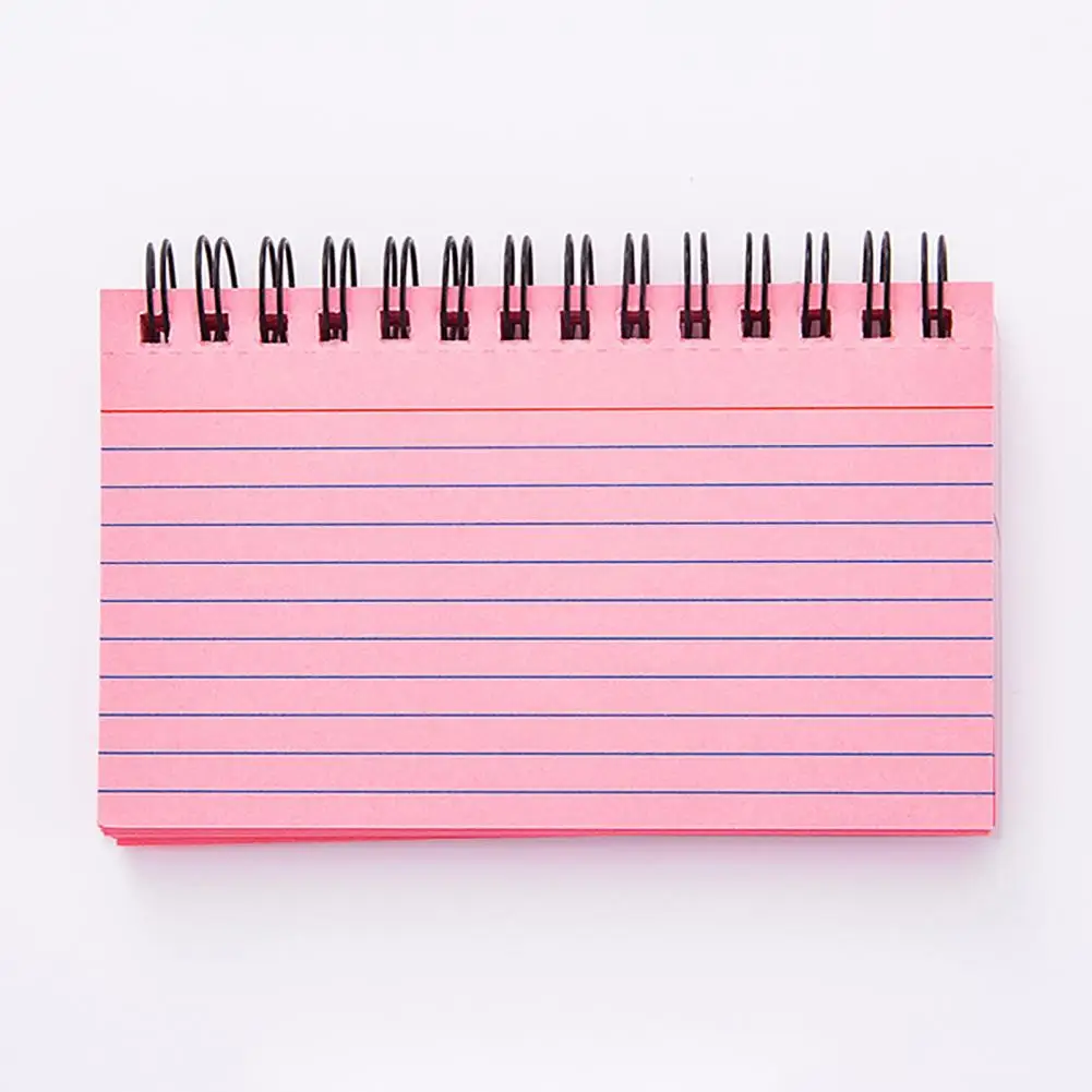 Schedule Notebook Smooth Paper Notebook Colorful Coil Design Notebook Spiral Index Cards for Study Office School Smooth Writing