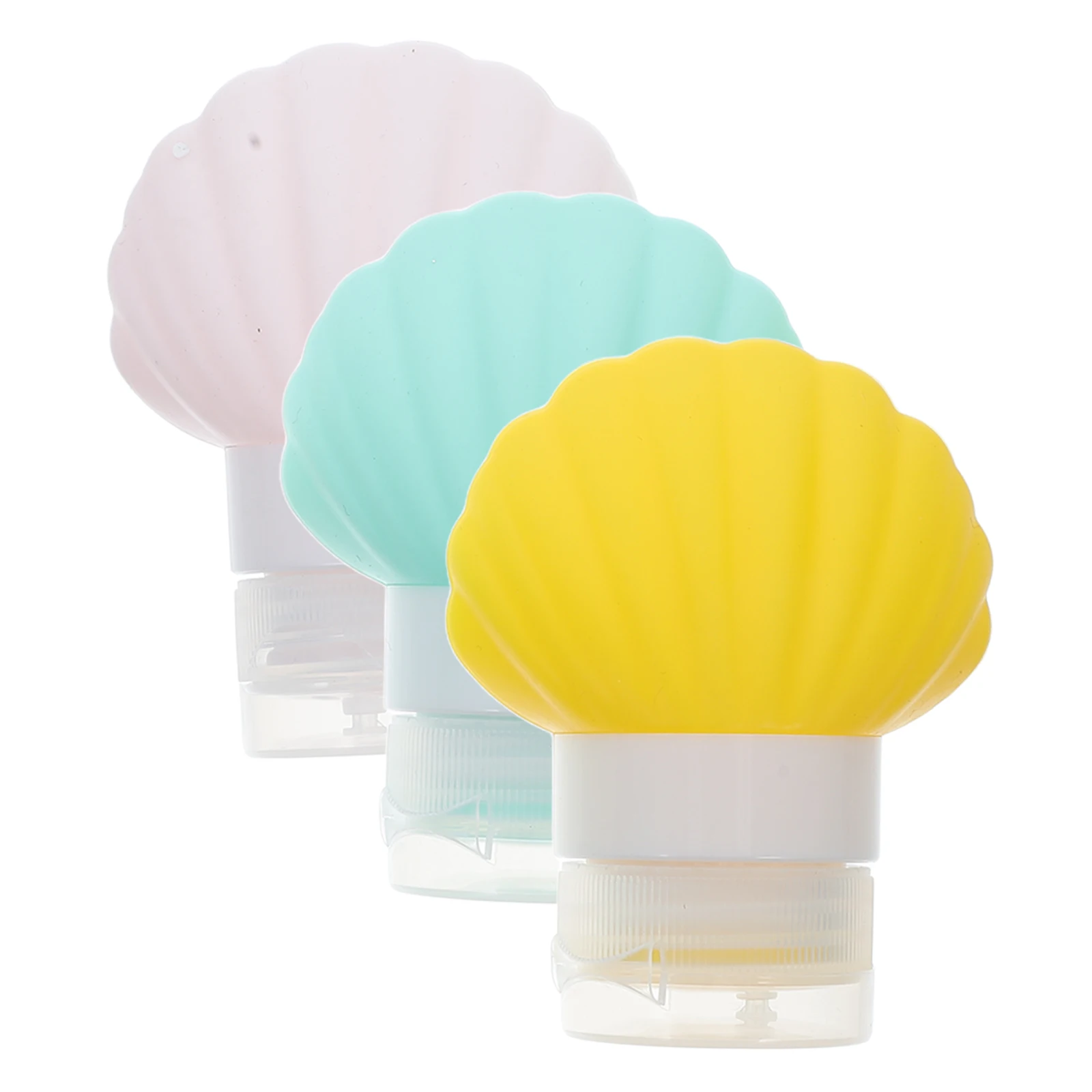 

3pcs Silicone Travel Bottles for Toiletries Shampoo Conditioner Small Liquid Containers Portable Reusable Storage