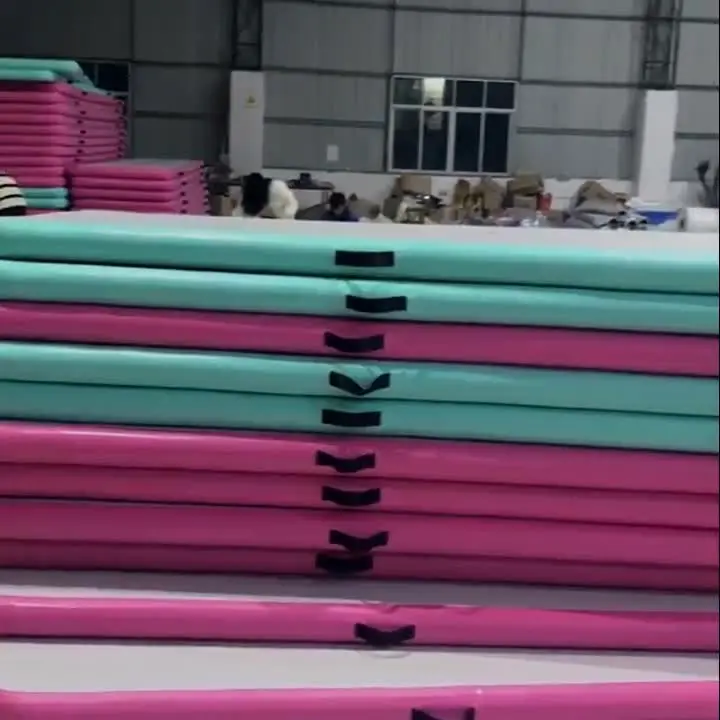 Water Sports Inflatable Floating Raft Non Slip Inflatable Dock Platform Drop Stitch Foldable Yoga Mats Gymnastic Mat On Water