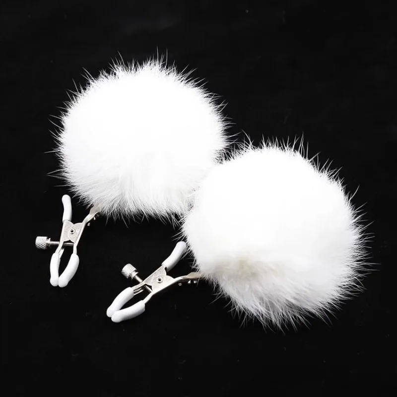 Hairball Clip at Night, Fun Clip, One Pair of Two Plush Props Men Women Same Toy Props, Special Tools