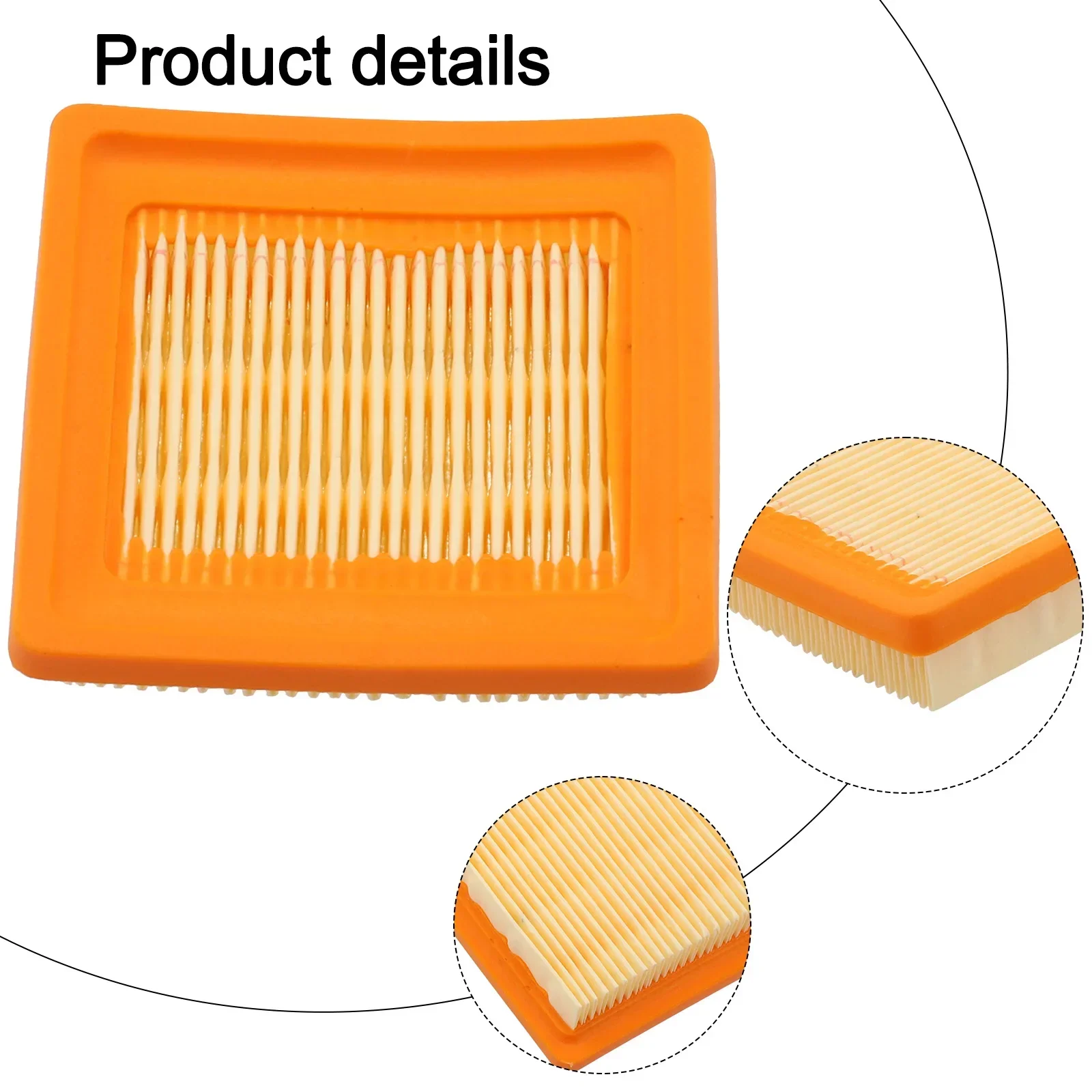 1 Pcs Air Filter Kit For 4180-141-0300B FS91 FS131 FS111 8.5*6.5*2cm Replacement Durable Air Filter Lawn Mower Parts