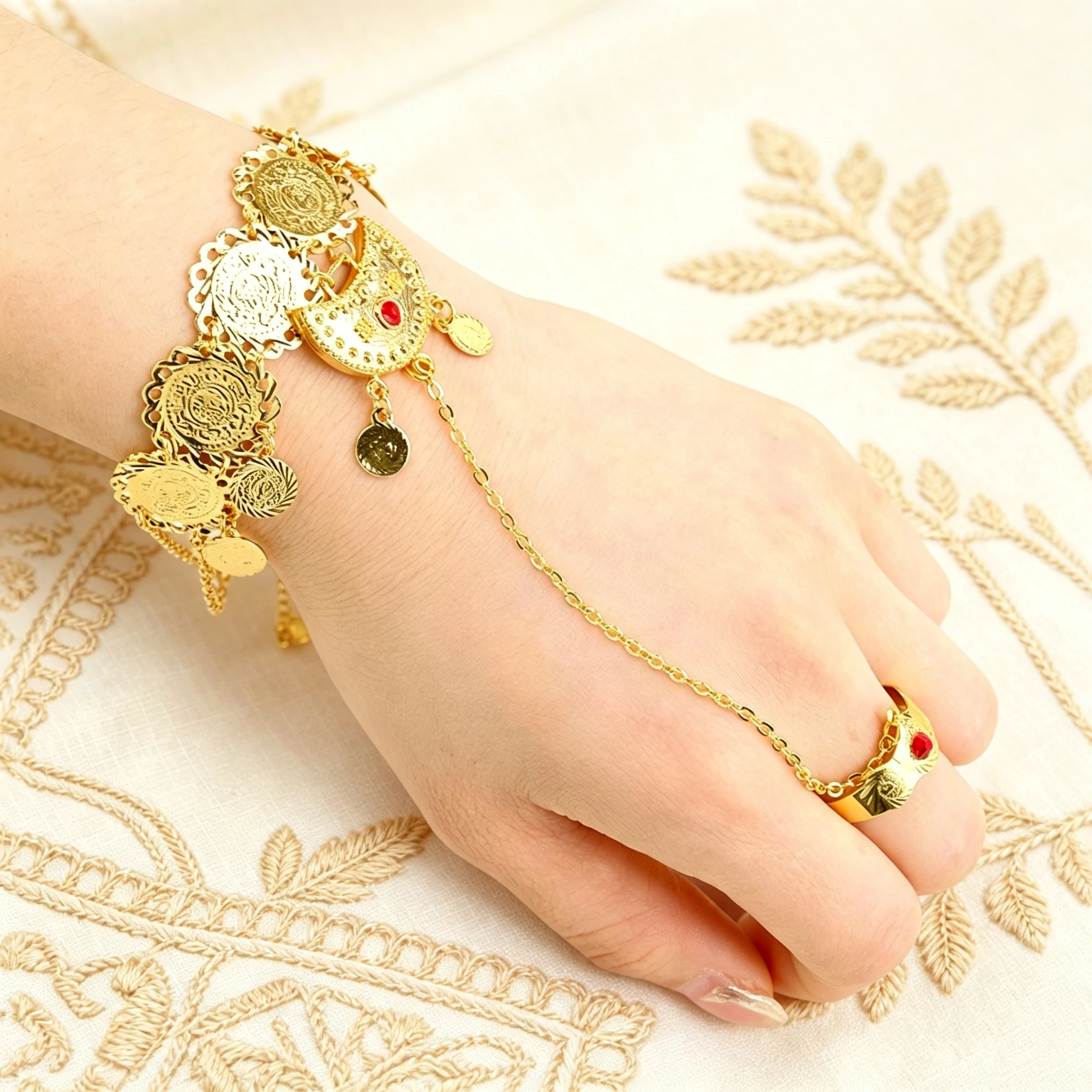 Ethnic Style Gold Plated Coin  - огляд і ціна Ethnic Fashion Co In