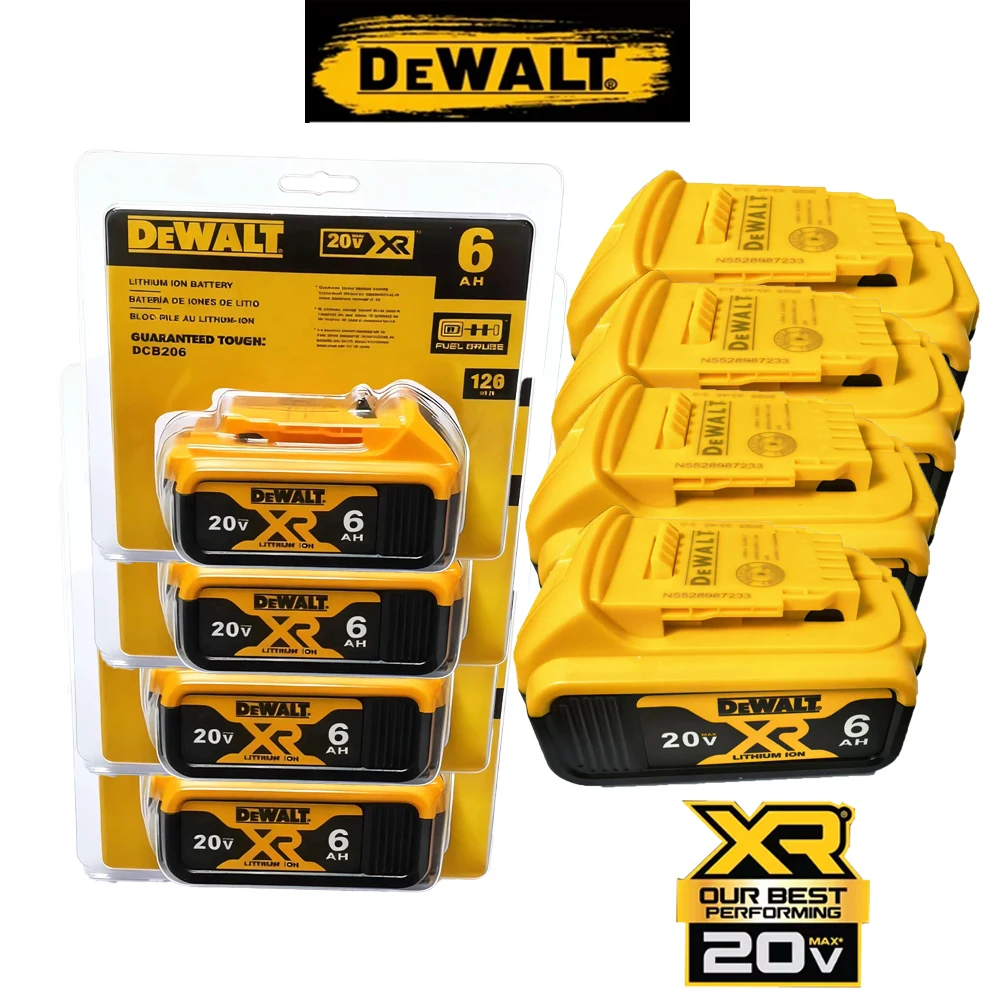 

Original DEWALT battery 6AH, 20V, DEWALT rechargeable battery, safe and durable,DCB115,DCB118,DEWALT tool battery,Dewald charger