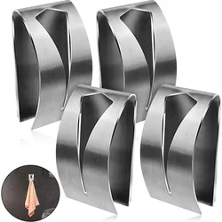 1PC/4PCS Reusable Towel Hook Cup Hook Robe Hook Kitchen Bathroom Home Self-Adhesive Hanger Accessories Towel Holder Hanging Keys