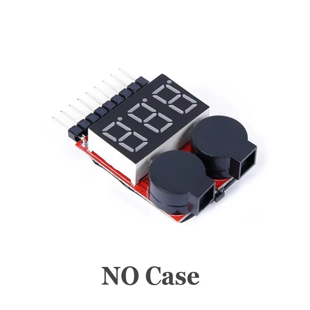 Testeur d'indicateur de tension de batterie Lipo BX100 1-8S, alarme sonore basse tension 3.7V 7.4V pour Drone de course RC FPV, pièces de bricolage de voiture