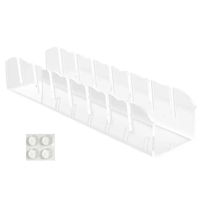 Acrylic Hat Organizer Clear Acrylic Rack Stand to Display Baseball Hat Clothing Space-Saving Storage Rack Non Install for Closet