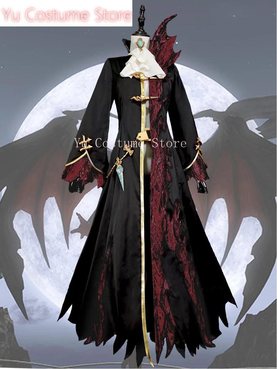 Yu Ff14 Dark Demons Healing Gowns Customize Cosplay Costume Cos Game Anime Party Uniform Hallowen Play Role Clothes Clothing