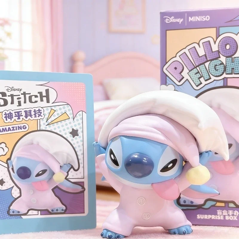 

Kawaii Stitch Needle Pillow Battle Series Blind Box PVC Model Cute Doll Table Decoration ToyGift blind box blind box toys