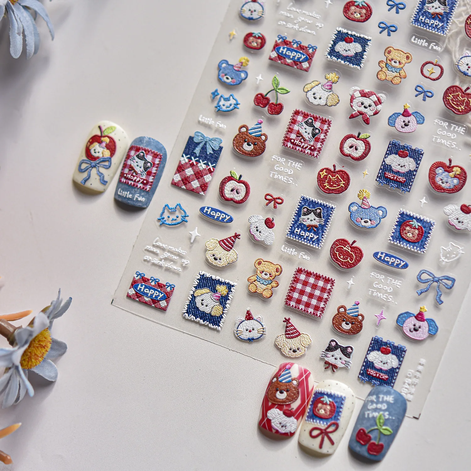 Autocollants ours en peluche d - Nail Art Zelda avis et prix