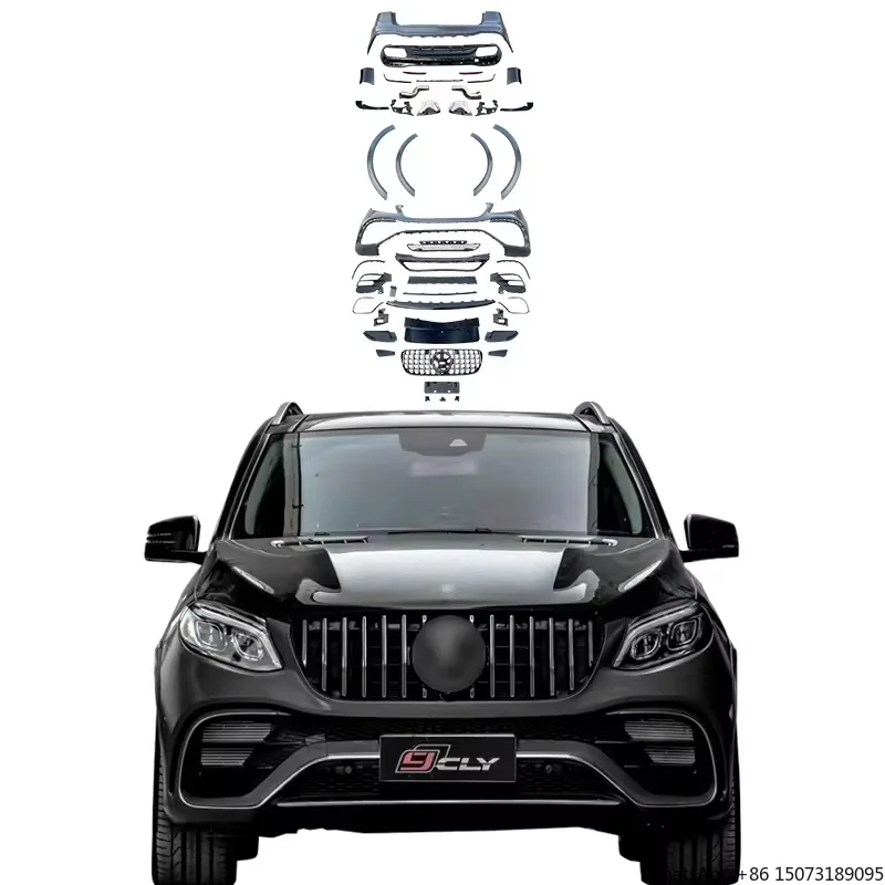 

Car Bumper for GLE/ML W166 Upgrade 2020-2022 W167 GLE63 Body Kit GLE/ML Old Upgrade New Bumper Fender Flare Diffuser