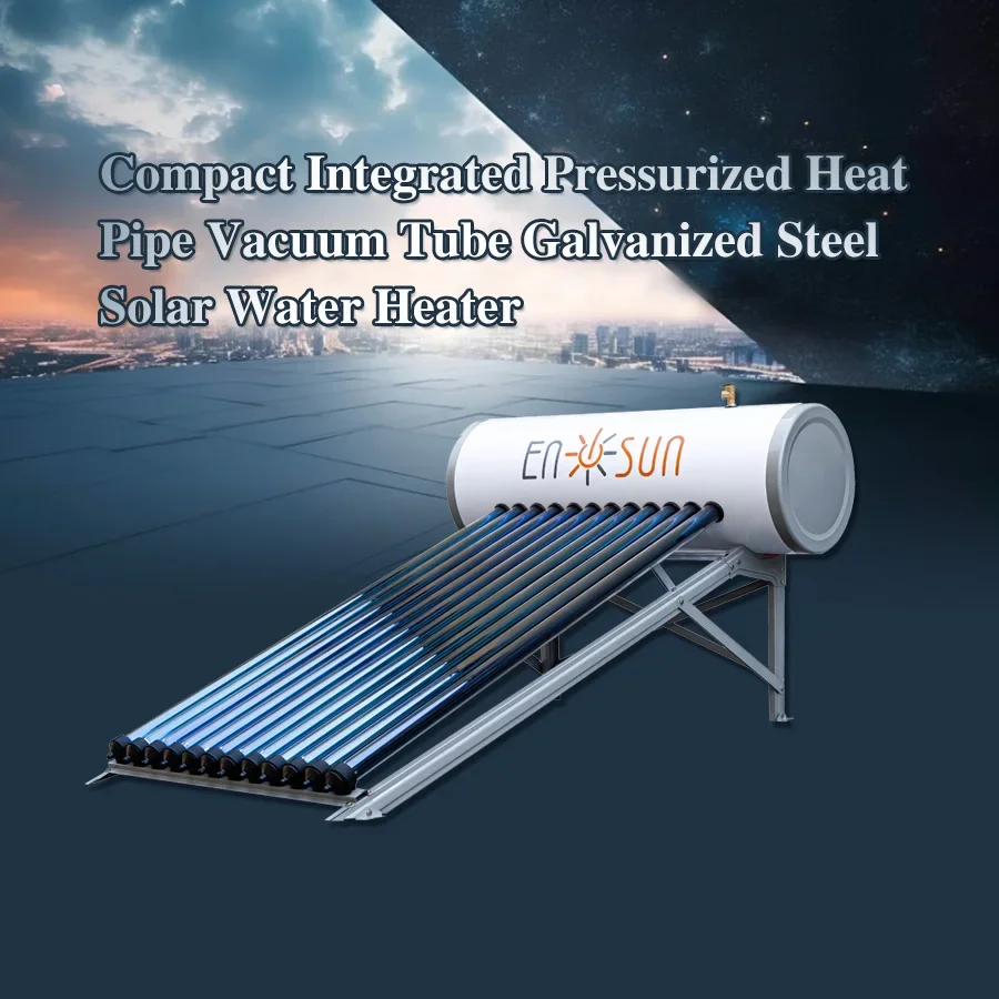 Pressurized 100L 150L 200L 300 Liter Solar Panel Hot Water Boiler Evacuated Tube Stainless Steel Solar Water Heater